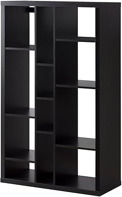 IKEA Kallax Shelf Unit, Black-Brown