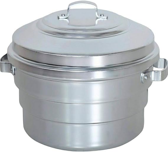 Kumar Aluminium Standard Idli Maker Satti 25 Pot Large Size Cooker (Silver)