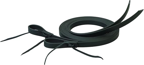 Weaver Leather Trail Gear Split Reins, Black, 5/8" x 7'