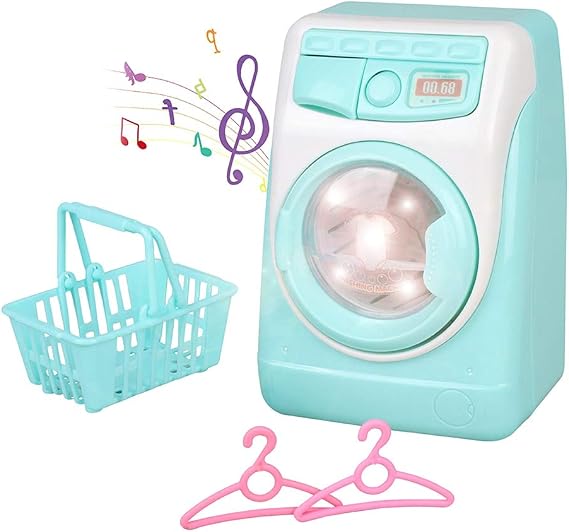 Mini Simulation Dollhouse Furniture Kitchen Toys Kids Children Play House Toy Washing Machine