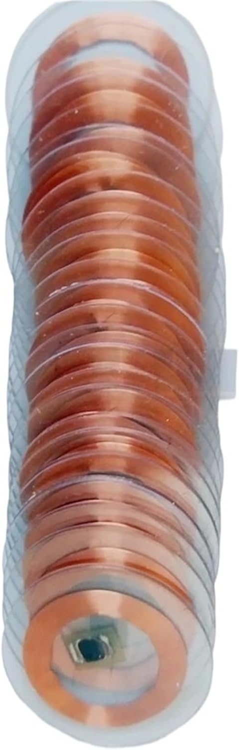 125KHz ID T5577 Writable Rewritable Copper Coil Transparent Coin Card Key RFID Proximity EM4305 Access Control Copy Clone(1pcs)