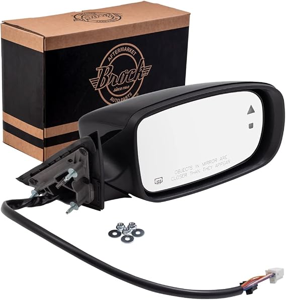 Power Mirror for 2011-2019 Charger Blind Spot Detection Memory Heated Manual Fold 1NJ06DX8AL Right