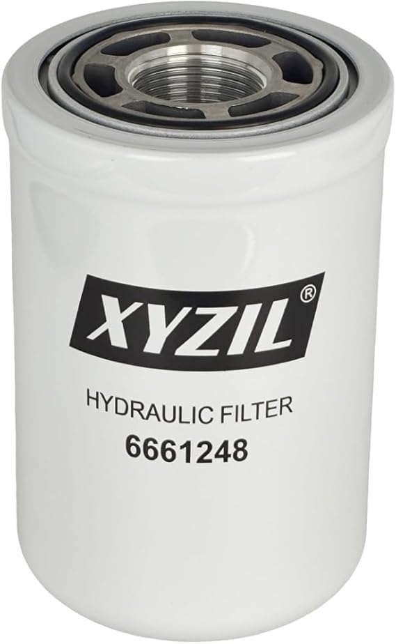 XYZIL Hydraulic Oil Filter 6661248 6630977 Compatible with Bobcat 751 753 763 773 7753 843 863 864 873 883 943 953 A220 A300 S100 S130 S150 S160 S175 S185 S205 S220 S250 T110 T140 T180 (Paper)