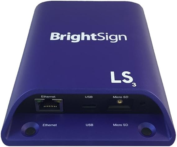 BrightSign HTML5 Standard IO Digital Signage Player wUSB Interactivity LS423