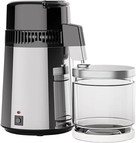 4L Water Distiller Machine, 750W Home Countertop Table Distilled Water Making Machine to Make Clean Water for Home