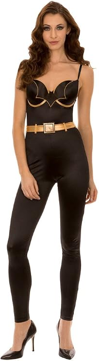 Women's Batgirl Catsuit Costume, XS - Halloween Bodysuit for Adult Female Comic Book Fans