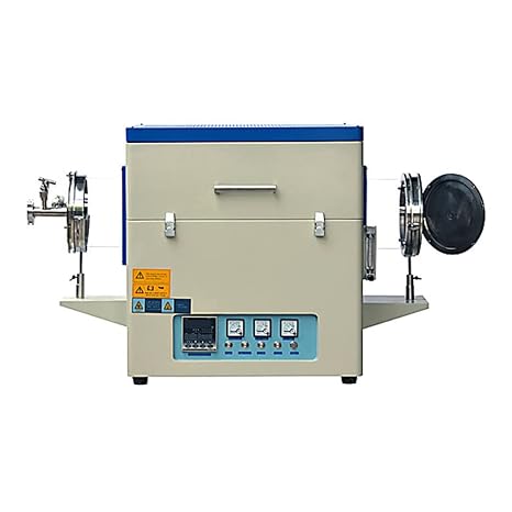 Across STF1200.60 1-Zone Split Tube Furnace with Kanthal Sweden Elements, 60 mm OD Tubes, 208-240V, 50/60Hz, 1200C Maximum Working Temperature, 24" Width, 15" Length, 20" Height