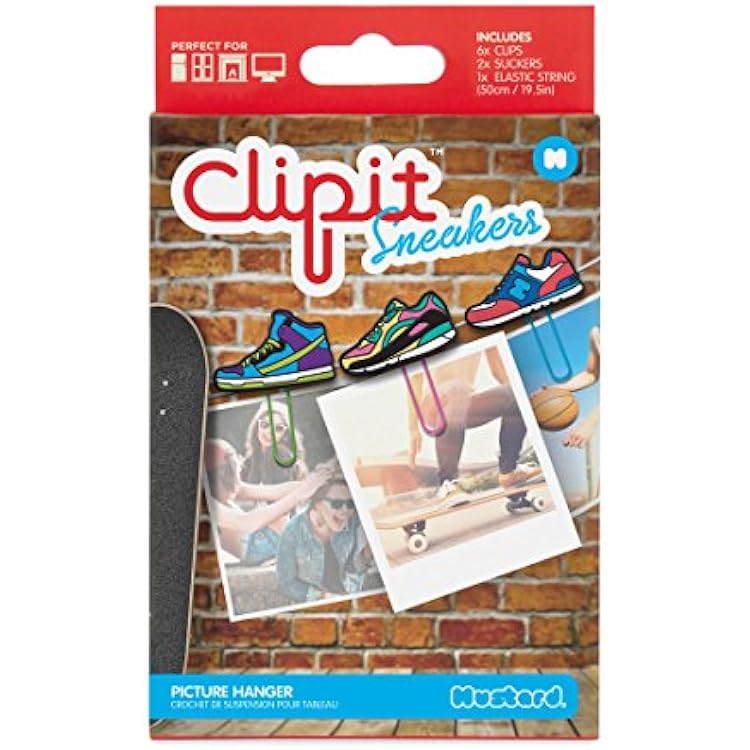 Mustard Clip Photo Memo Hanger String-Clipit Sneakers
