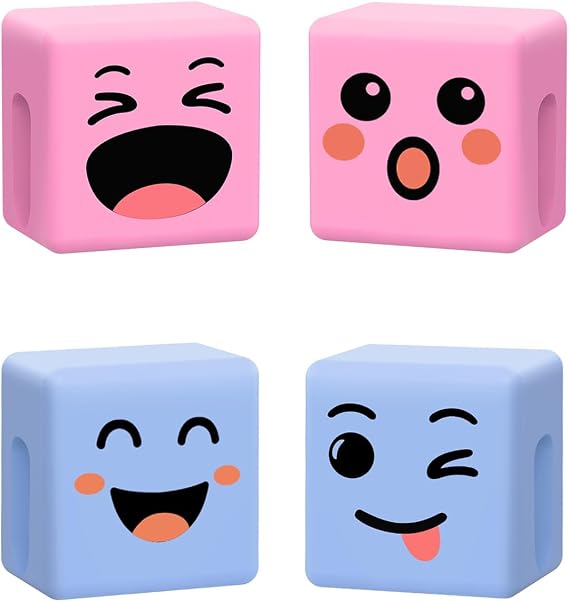 Gifts for Teens Girls Boys Cell Phone Stand Clip Dual-Sided Mood Cubes