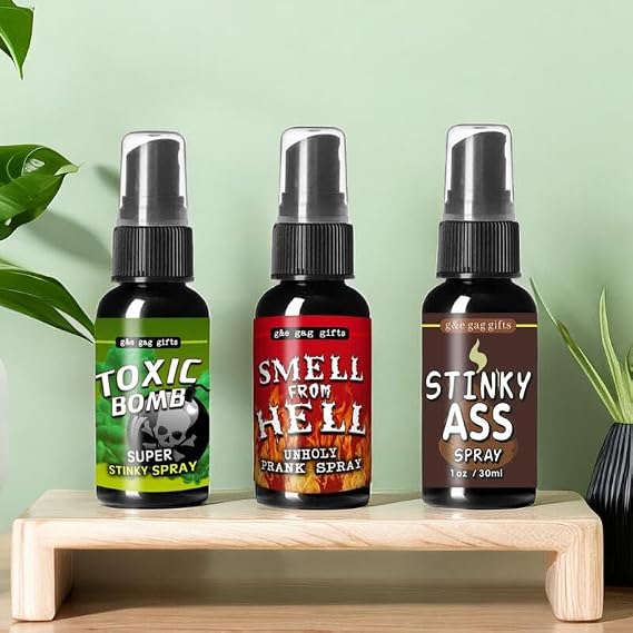 3PCS Fart Spray Extra Strong, Strong Potent Ass Fart Spray, Super Stinky Liquid Fart, Stink Hilarious Gag Gifts Stink Hilarious Gag Gifts(30ml)
