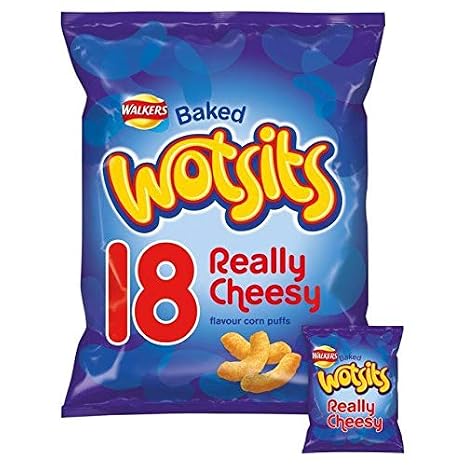 Walkers Wotsits Really Cheesy Snacks 16.5g x - 20 per pack