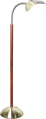 daylight24 Natural Daylight LED Floor Lamp, Antique Brass