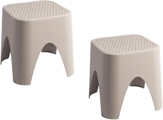 Lagoon Mallorca Grey Rattan Top Side Table/Ottoman - 2 Pcs/Set