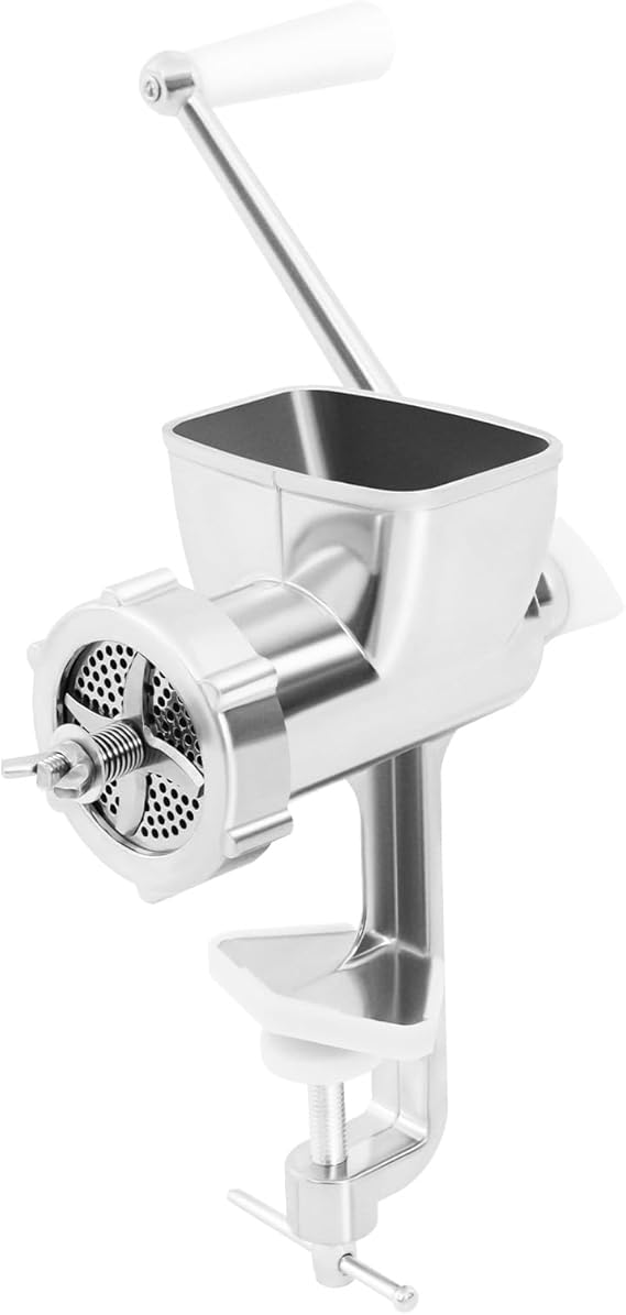Manual Feed Pellet Machine, Animal Feed Pellet Mill Machine with 5 Different Pellet Plates Stainless Steel Household Animal Feed Pellet Mill Pet Food Pellet for Homes, Pet Shops, Zoos