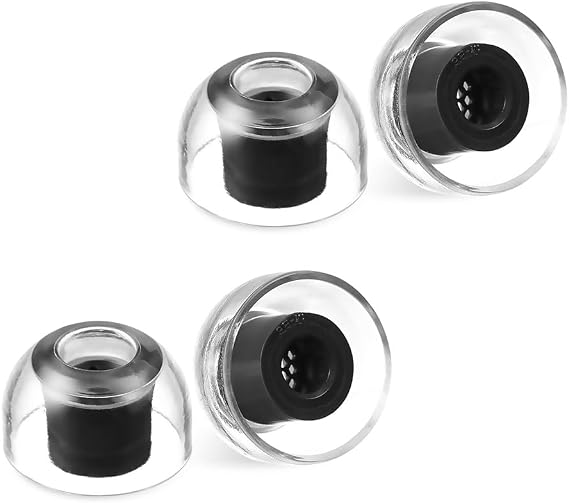 AZLA XELASTEC 2 Earbud Tips, TPE Replacement Ear Tips (M (2-Pair Set))