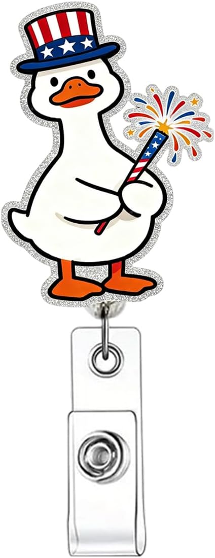 RIICFDD Independence Day Patriotic Badge Reel 250th Anniversary Badge Reels