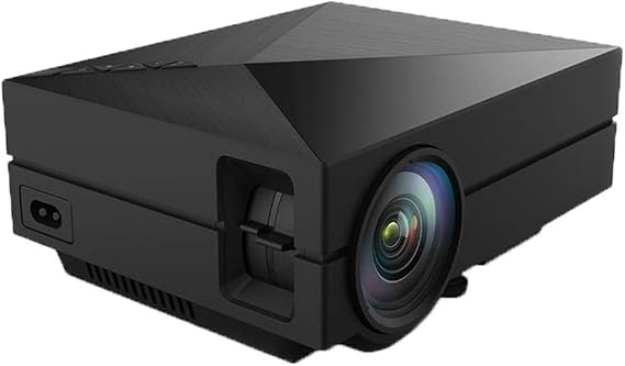Projector YG60 Home Mini Miniature Portable LED HD1080P Projector Compatible with HDMI/USB/SD/AV for Home Cinema Entertainment Games Outdoor Party, Black