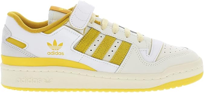 adidas Forum 84 Low Mens Shoes Size 5, Color: Cream/Yellow-Off-White