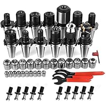 Collet Set CNC CAT40 Tooling Package ER32 ER16 Collet Sets Mill Holder Spanner Drill Chuck (collet set)