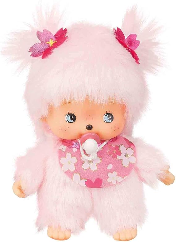 Monchhichi Classic Bebichichi Sakura Cherry Blossom Plush by Sekiguchi