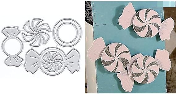 Patchwork Candy Metal Cutting Dies Sets for Card Making