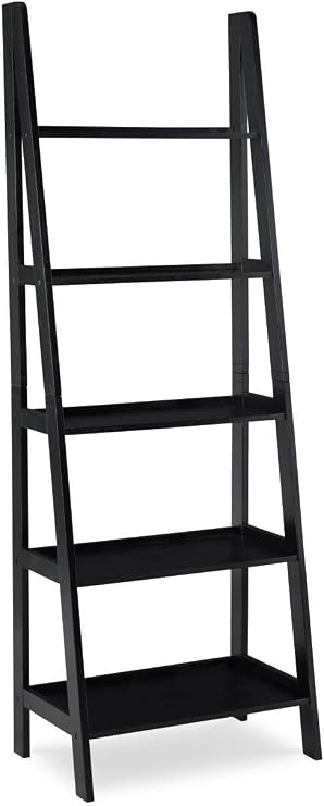 Linon Acadia Bookshelf White Black