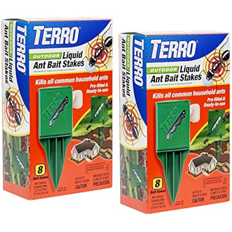 TERRO T1812SR Outdoor Liquid Ant Bait Stakes-2 Pack