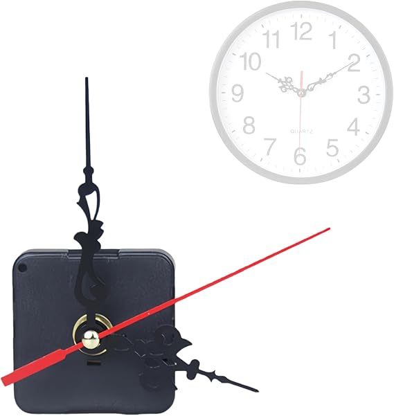 Zerodis Clock Movement Mechanism, Quartz Long Shaft Clock Movement Replacement Clock Repair Kit for DIY Repair Parts Home Decor