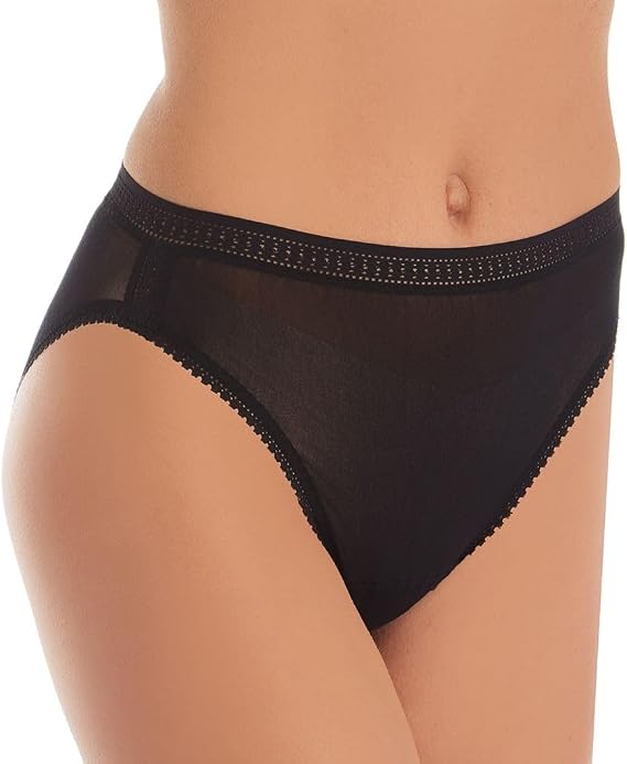 OnGossamer Women's Intimate Apparel Gossamer Mesh Hi-Cut Brief Panty