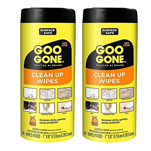 Goo Gone Clean Up Wipes, 2 Pack