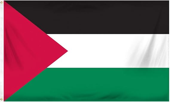 Home and Holiday Flags Palestine Polyester Flag 3' x 5' | 100% Polyester Banner.