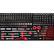 KS Tools Performance Plus 813.0213 Tool Set 213 Pieces 1/4 Inch + 3/8 Inch Socket Spanner