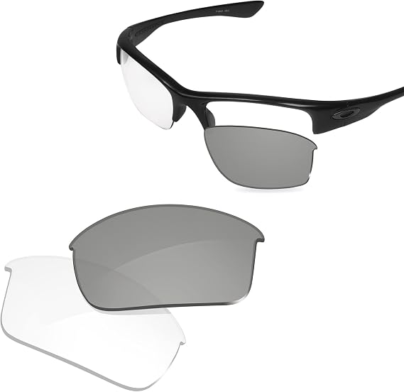 100% Precise-Fit Replacement Sunglass Lenses for Oakley Bottlecap - Photochromic Clear Non-polarized