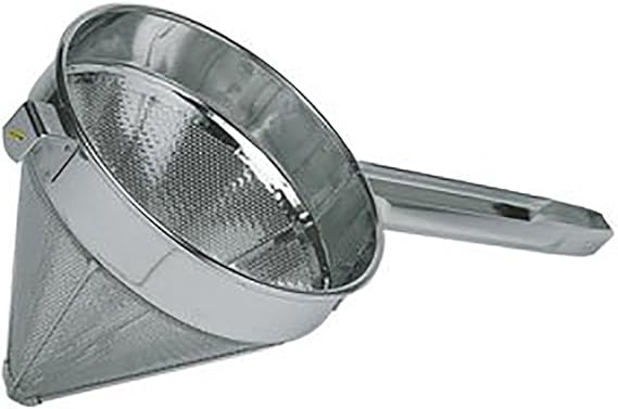 NEW, 8-Inch Depth, China Cap Chinoise Strainer, Mesh, Stainless Steel