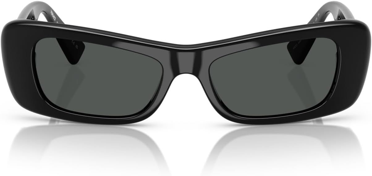 Versace Woman Sunglasses Black Frame, Dark Grey Lenses, 54MM