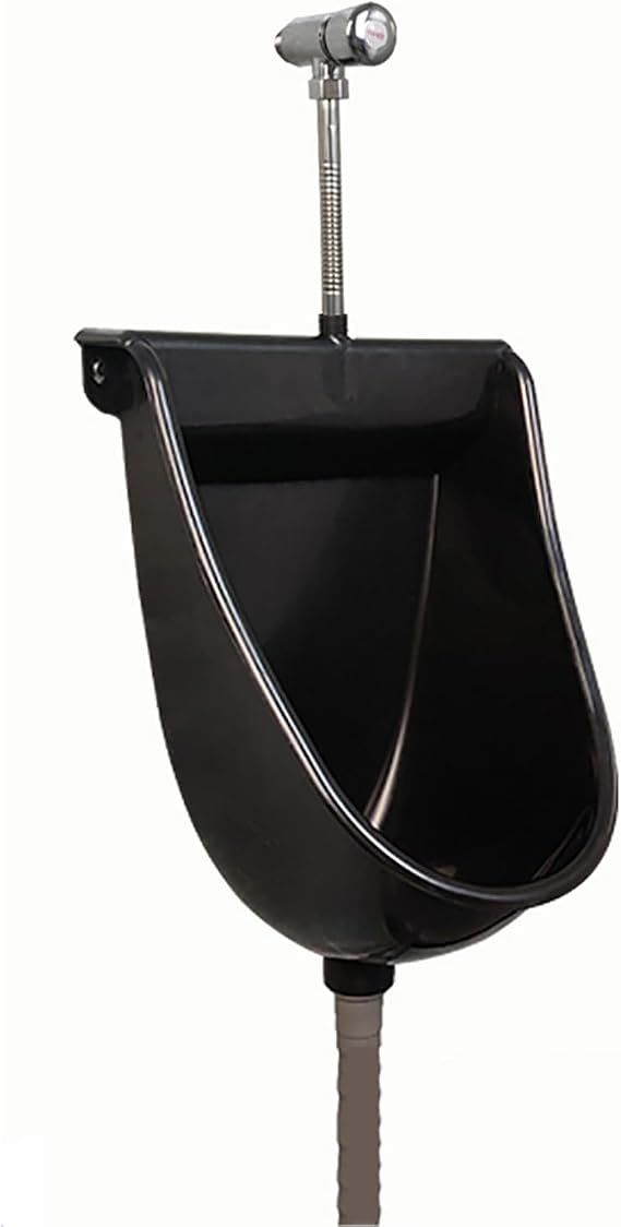 Wall Mounted Commercial Plastic Urinals for Men,waterless Urinal with Hose,Outdoor Urinals Toilet, Universal Washout Urinal,Adult Garage Urinal Urine Diverter for Public Toilet Bathroom