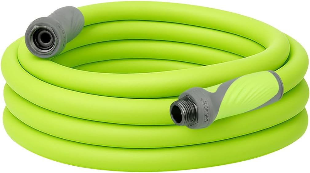 Flexzilla Garden Hose with SwivelGrip, 58 in. x 25 ft., Heavy Duty, Lightweight, Drinking Water Safe - HFZG525YWS