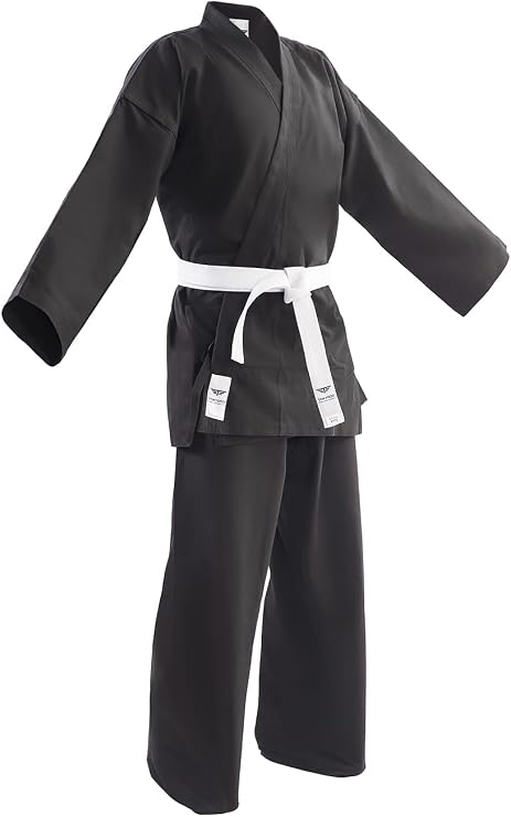 TOKYODO Karate gi Karate Uniform for Kids & Adults, Professional, heavyweight, 14oz 100% Brushed Cotton with Free White Belt