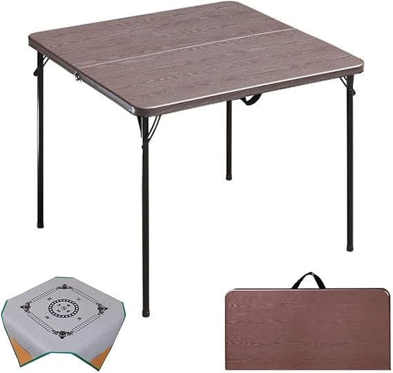 Folding Mahjong Table, Mahjong Table, Mahjong Desk, Dining Table, Side Table, Outdoor, Honeycomb Structure, Outdoor, Home, Mahjong Club, Mahjong School, Elderly Care Home, Travel Use, Portable