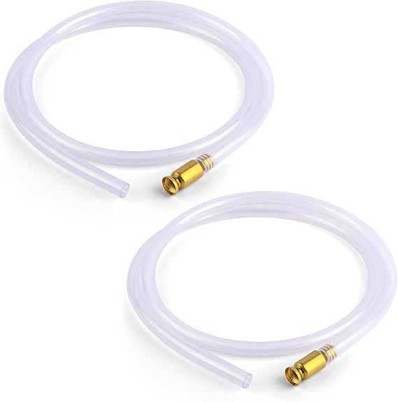 2 Pack - Gas Siphon Hose Pump,Shaker Siphon for Gasoline/Fuel/Water Transfer,Safety Self Priming Hose