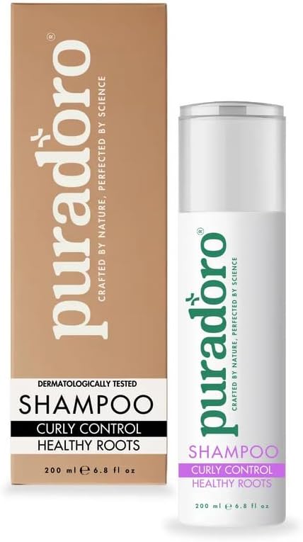 Curly Control & Healthy Roots Shampoo – Enhances Curls, Hydrates with Argan & Jojoba Oils, Defines Natural Curls for Wavy & Curly Hair