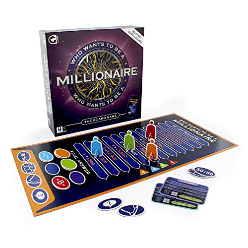 Who Wants to Be A Millionaire Board Game | 2021 Edition | Access Digital Lifelines On A Smart Device | 2 Players | Age 14 Years| by Ginger Fox Games 0112.1536.71.OCL.OSZ