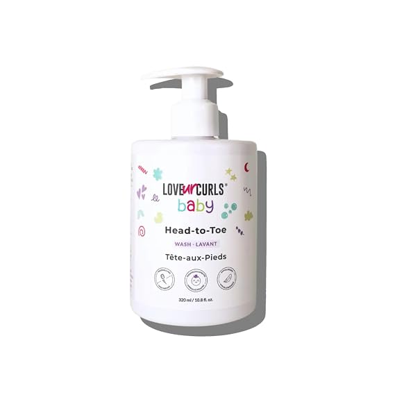 Love Ur Curls LUCK Baby Shampoo for Curly Hair, Tear Free Fragrance Free
