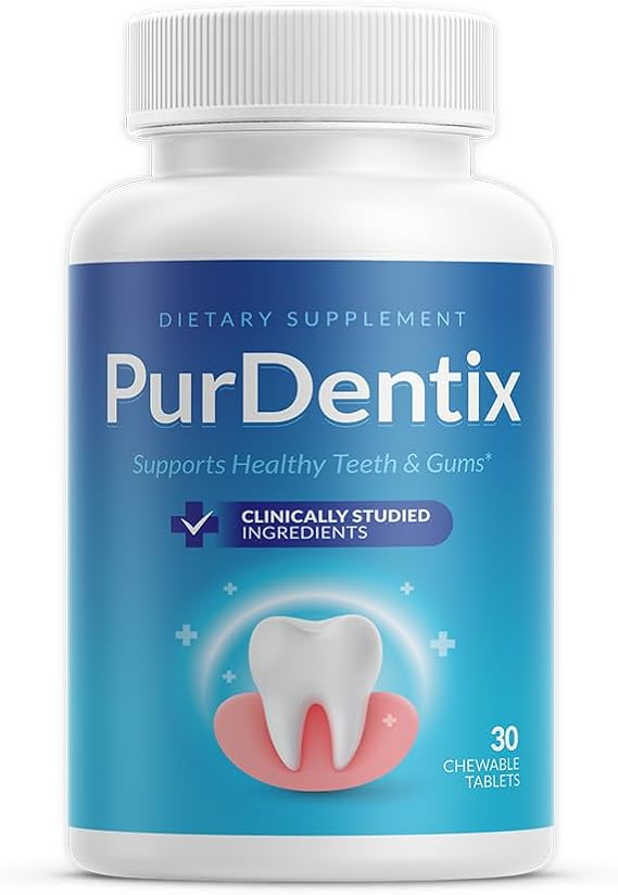 PurDentix Oral Health Probiotic - 4-Strain - Fresh Breath - 30 Tablets Gums