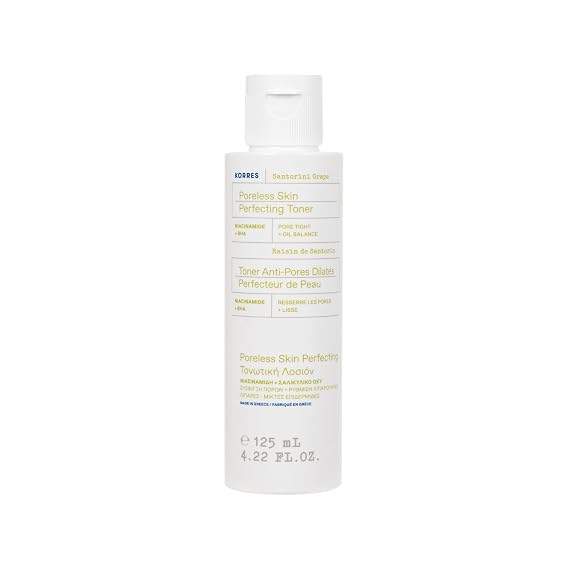 KORRES Santorini Grape Poreless Skin Perfecting Toner, 4.22 Fl Oz