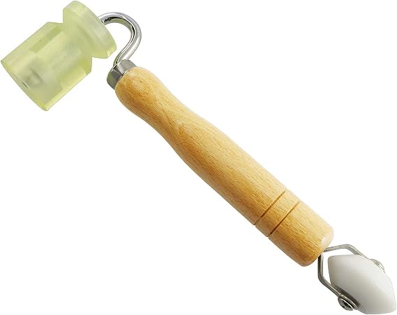 Wallpaper Roller 40mm Rubber Seam Roller Flat Pressure Roller with Double Head Roller