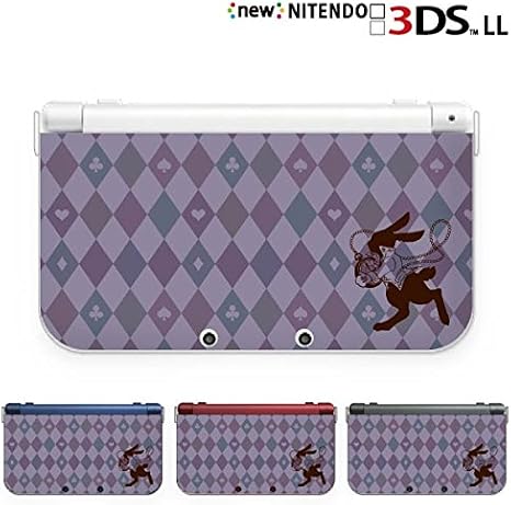 new Nintendo 3DS LL 対応 カバー ケース ハード アリス2 パープル