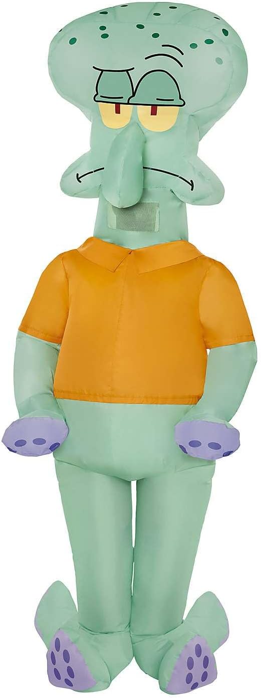 Spirit Halloween SpongeBob SquarePants Adult Inflatable Squidward Costume | Officially Licensed | Funny Halloween Costume