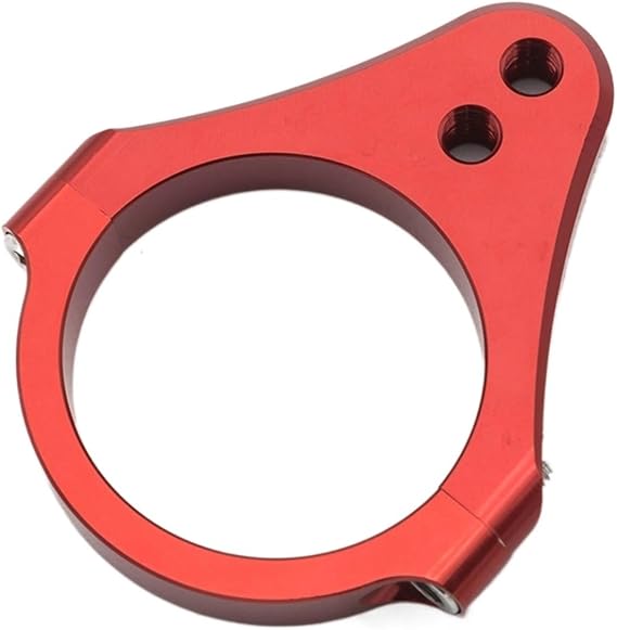 EZZON 40 43 48 50 51 52 53 31 33 35 36 37 39 54mm CNC Aluminum Steering Damper Motorcycle Damper Fork Bracket Support Holder(Red 35mm)