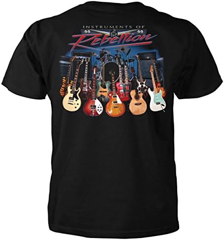 Instruments Of Rebellion Music T-shirt Large, Black